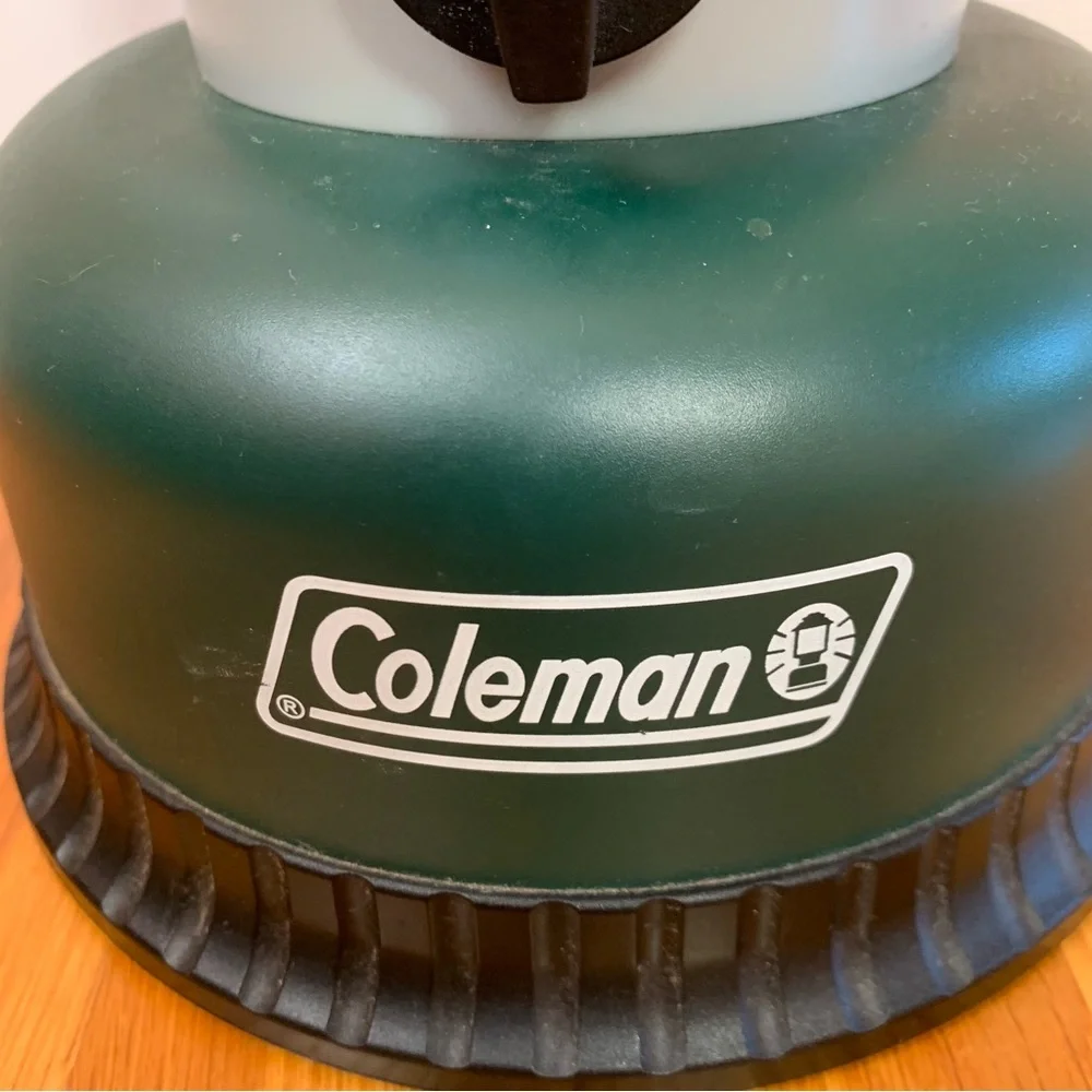 Vintage Coleman Lantern with Wall and Car Charger READ